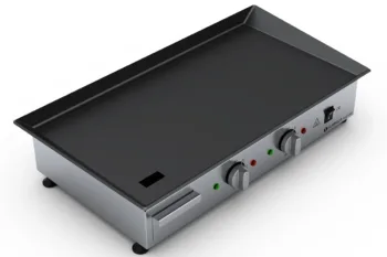 Vista sul barbecue elettrico ELQ3000, dispositivo moderno per la preparazione dei piatti sulla piastra.