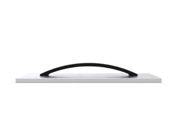 Coperchio metallico con manico per barbecue elettrico ELQ, mostrato da diverse angolazioni.