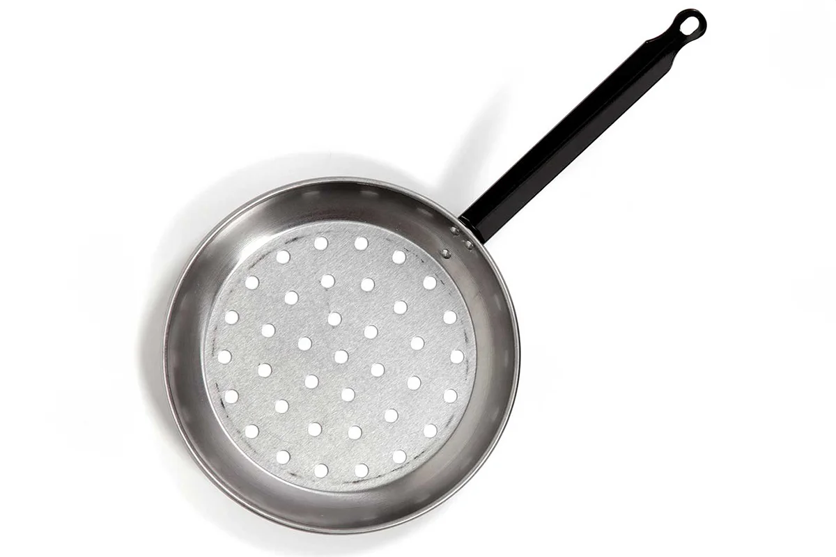 Padella per castagne Flamula Ø26 Padella in metallo per castagne