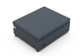 Barbecue elettrico Flamula ELQ2500 con coperchio, piastra in inox e struttura in colore antracite RAL 7016 FS.