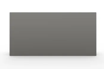 Fioriera moderna in metallo color marrone - dimensioni 30x120x60 cm.