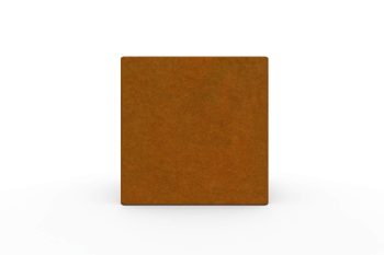 Moderna fioriera in metallo per fiori - acciaio Corten - dimensioni 30x30x30 cm
