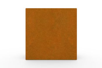 Moderna fioriera in metallo per fiori - acciaio Corten - dimensioni 30x60x60 cm