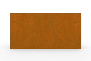 Moderna fioriera in metallo per fiori - acciaio Corten - dimensioni 60x120x60 cm