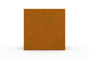 Moderna fioriera in metallo per fiori - acciaio Corten - dimensioni 60x60x60 cm
