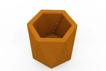 Corten fioriera HX 30x30 cm