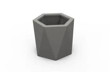 Fioriera HX 30x30 cm RAL9007 FS